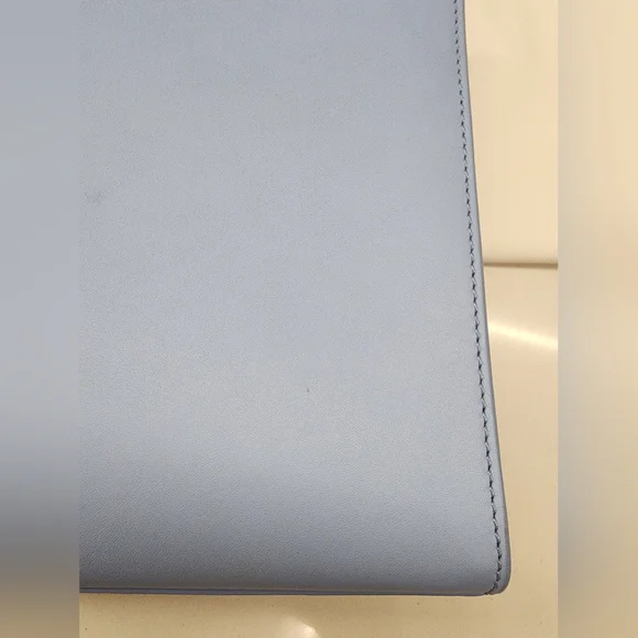 Veronica Beard Bamboo-Handle Shopper Bag in Light Blue - Picture 6 of 12